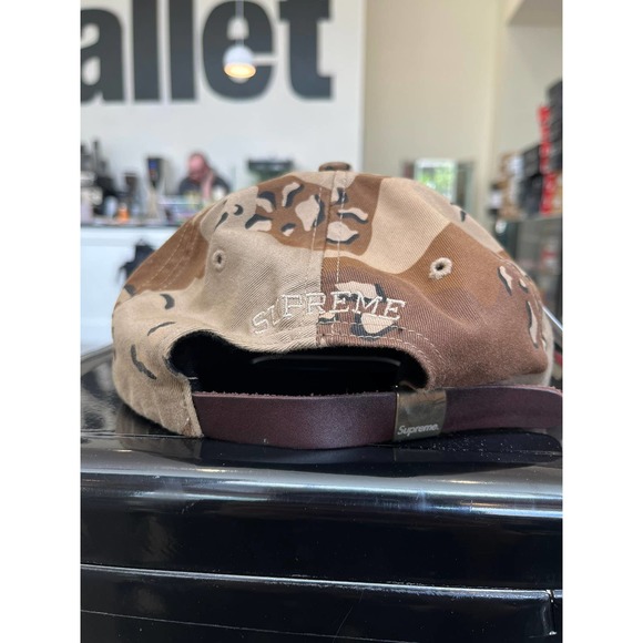Supreme S Logo Chocolate Chip Camo Cap